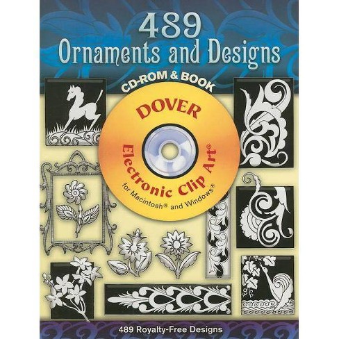 489 Ornaments And Designs Cd Rom And Book Dover - 