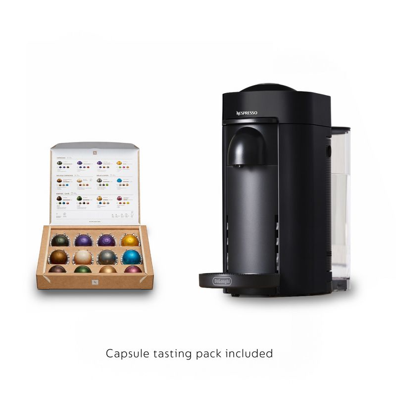Nespresso VertuoPlus Coffee Maker and Espresso Machine by DeLonghi Black Matte, 4 of 16