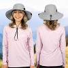 SUN CUBE Wide Brim Sun Hat Adults, Fishing Hats Sun UV Protection, Hiking Bucket Hat Safari Beach Boonie, UPF 50+ - 3 of 4