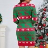 Women's Christmas Cardigan - Festive Knit Open Front Sweater with Holiday Patterns, Soft Long Sleeve Cozy Wrap for Xmas Party - 3 of 4