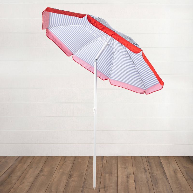 Picnic Time 5.5'  Beach Compact Umbrella, 5 of 10