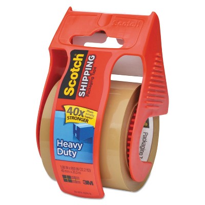 Scotch 3850 Heavy-Duty Packaging Tape in Sure Start Disp. 1.88" x 800" Tan 143