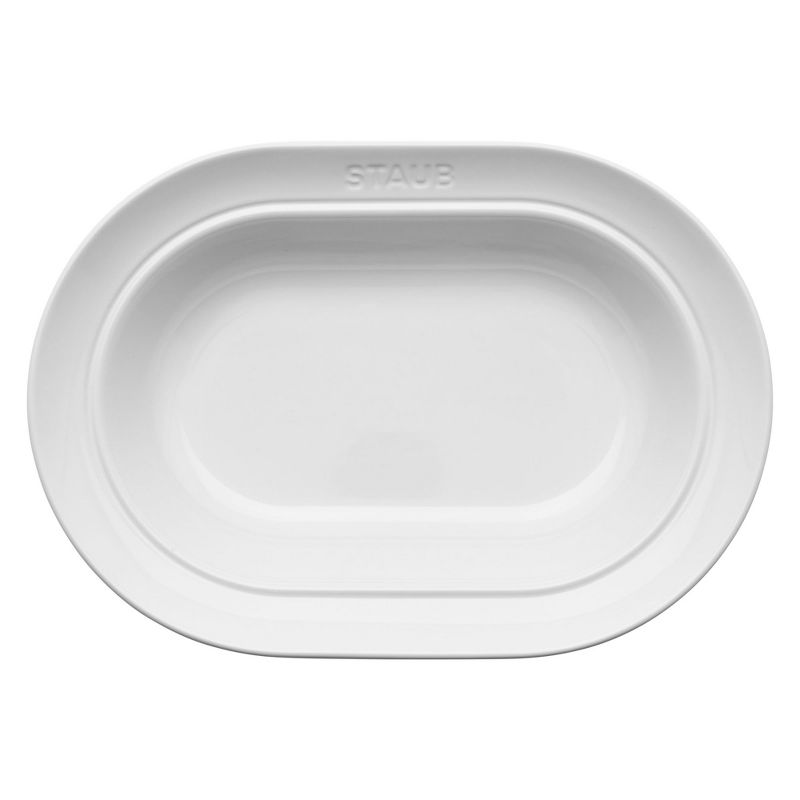 STAUB Ceramic Dinnerware 10-inch Oval Serving Dish, 2 of 4