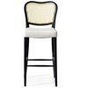 Maven Lane Vera High Back Fabric Bar Height Bar Stool - 3 of 4
