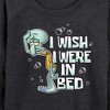 Women's - SpongeBob SquarePants - Squidward Bed Lightweight French Terry Wide Neck Long Sleeve Shirt - 2 of 4