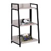 VYNXARIA Natural and Black Ladder Bookshelf - 2 of 4