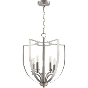 Quorum Lighting Dakota 5-Light Satin Nickel Chandelier - 1 of 1