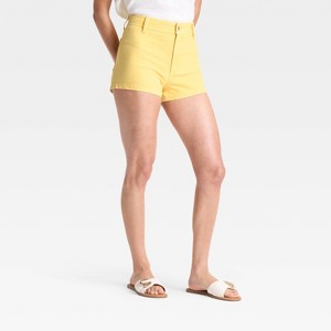 Women's High-Rise Sailor Jean Shorts - Universal Thread™ - 1 of 3