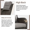 Outdoor Patio Swivel Chair Swivel Rocker Patio Chairs with 5 Inch Cushion - 4 of 4