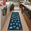 TackView Washable Christmas Rugs for Living Room, Soft Non Shedding Carpet with Non Slip TPR Backing, for Bedroom Entryway - 3 of 4