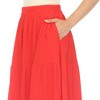 Women's Pleated Tiered Maxi Skirt - 4 of 4