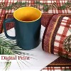 9x12 Red Christmas Striped Printed Indoor Carpet, Washable, Soft, Non-Shedding Area Rug for Bedroom, Living Room, Bathroom, Holiday Decoration - 3 of 4