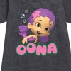 - Bubble Guppies - Oona Graphic Short Sleeve Fleece Dress - 2 of 3