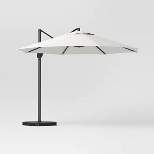 11'x11' Offset Patio Umbrella Linen - Black Pole - Threshold™