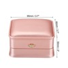 Unique Bargains PU Leather Velvet Cloth Vintage Elegant Design Bracelet Box 2 Pcs - 2 of 4