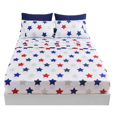 Twin Ultra Soft Microfiber Star Print Sheet Set