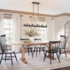 Rennnsan Brellune 40"W 10-Light Linear Glass Modern Dimmable Kitchen Island Pendant in Black - 4 of 4