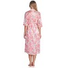 Casual Nights Women's Satin 2 Piece Robe and Nightgown Set - 3 of 4