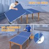 Dexmalle 7*4ft Blue Foldable & Portable Table Tennis Table Top for Indoor Games - 2 of 4