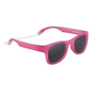 Roshambo Bend-in-Half Flexible Kids Sunglasses | Made in Italy | Polarized UV400 Lens | Carrying Sleeve, Silicone Strap & Ear Locks Included! - 1 of 4
