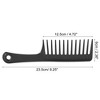 Unique Bargains Wide Tooth Comb for Curly Hair Wet Hair Long Thick Wavy Hair Detangling Comb Hair Combs - 2 of 4