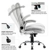NicBex Velvet Adjustable Height Executive Office Desk Chairs with Wheels and Flip-up Armrests for Work Study - 4 of 4