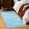 Washable Modern Solid Living Room Rugs, Abstract Indoor Contemporary Floor Carpet for Bedroom Dining Room - 3 of 4