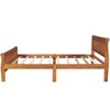 CAVINAS Solid Wood Sleigh Platform Bed Frame, Minimalist Twin Size Bed Frame with Hollow Headboard & Footboard, No Box Spring Needed - 2 of 4