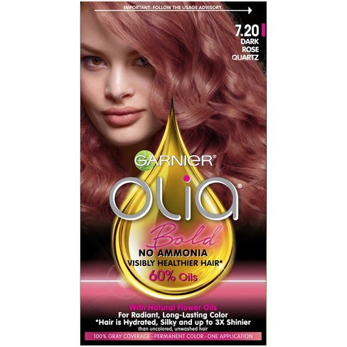 Garnier Olia Bold Permanent Hair Color Dark Rose Quartz