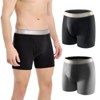 CARER 2pk Incontinence Underwear for Men Washable Reusable Leak-Proof Mens Incontinence Boxer - Medium Absorbency - 2 of 4