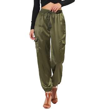fvwitlyh Pants for Women Tan Sweatpants Women's Insulated Bib Overalls  Solid Color Pocket Trousers Casual Dress Pants for Women plus Size Cargo  Pants Women 
