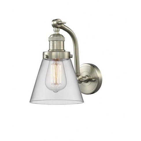 Innovations Lighting Cone 1 - Light Sconce in  Brushed Satin Nickel - image 1 of 1