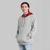 Adult Colorblock Regular Fit Hooded Sweatshirt - Original Use™ Gray - image 2 of 3