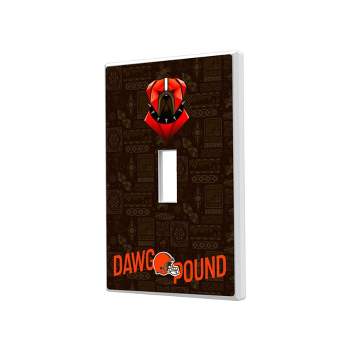 Keyscaper Cleveland Browns 2024 Illustrated Limited Edition Hidden-Screw Light Switch Plate