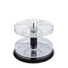 Azar Displays Two Tier Revolving Display 8"H x 11"Dia. - 12 Sections - 2 of 4