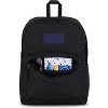 Attop Lightweight Bookbag with 1 Main Compartment, Front Utility Pocket with Built-in Organizer Black - 2 of 4