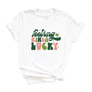 Simply Sage Market Women's Feelin Kinda Lucky Colorful Short Sleeve Graphic Tee - 1 of 3