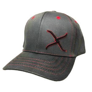 Twisted X Mens Adjustable Snapback Fabric Cap Hat (Brown/Red) - 1 of 2