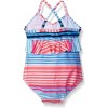 OshKosh B'Gosh Infant Girls' One-Piece Ruffle Trim Camikini Swimsuits - 2 of 3