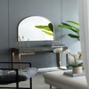 FONTOI Arched Decorative Wall Mirror Iron Gold Frame Modern Accent for Bathroom Bedroom Dressing Room Hallway or Living Room, Gold, 33"*1"*31" - 4 of 4