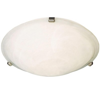 Maxim Lighting Malaga 3 - Light Flush Mount in  Satin Nickel