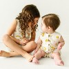 Organic Baby Sleeveless Bubble Onesie - Citron - 2 of 4