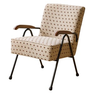 NicBex Linen Accent Chair,Upholstered Living Room Chairs with High Backrest and Metal Legs,Modern Armchair,Accent Chairs for Living Room - 1 of 4