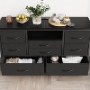 Jojoka 8 Dresser TV Stand with Power Outlet & LED Light, 55'' Wide TV Stand with 8 Deep Drawers - 3 of 4