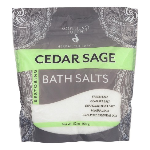Soothing Touch Restoring Cedar Sage Bath Salts - 32 Oz : Target