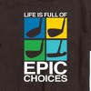 Men's - Instant Message - Life is Full of Epic Choice Golf Short Sleeve Graphic T-Shirt - 2 of 4