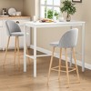 Farini Pub, Counter Height 47 inch Bar Table, Whit - 3 of 4