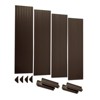 HomeRoots 44" X 44" Brown Heavy Duty Plastic Square Raised Garden Bed - 4 of 4