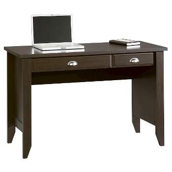 Shoal Creek Computer Desk with Flip Down Keyboard - Jamocha Wood - Sauder