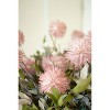 Pink Petal Flower Stems 39"H – Flexible EVA Foam & Wire Floral Arrangement (Set of 6) By Kalalou - 3 of 3